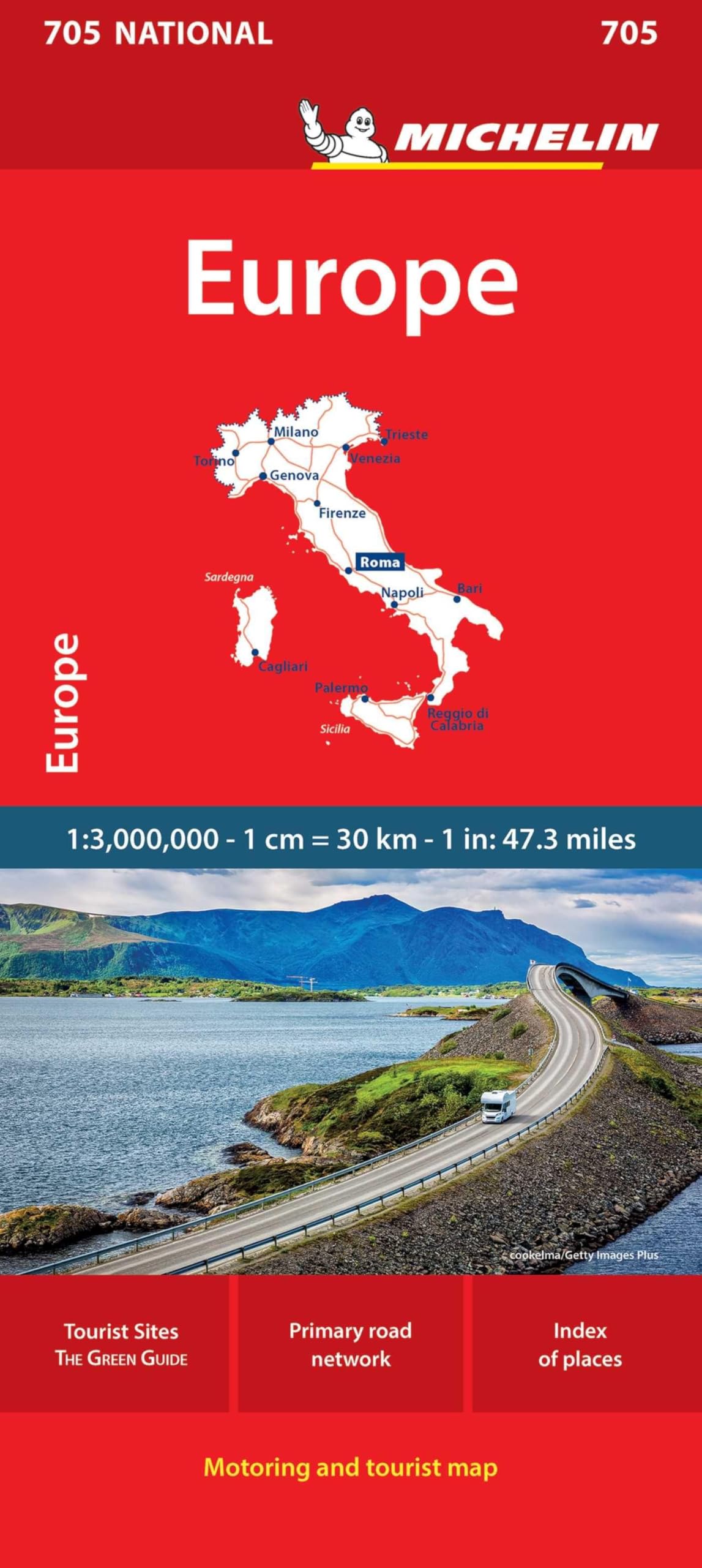 Europe - Michelin National Map 705: 705 National