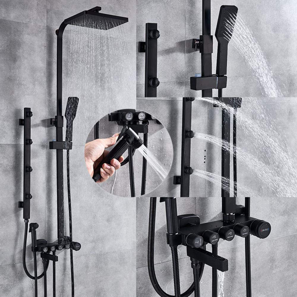 Ensemble de robinets de douche laiton bidet intégré pour confort total