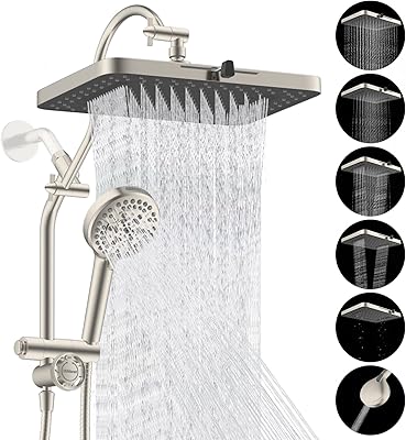 Hibbent Upgraded Pressure Rainfall Showerhead