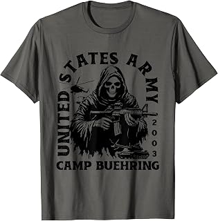 Camp Buehring Kuwait Military Base Veteran Vintage Gifts T-Shirt