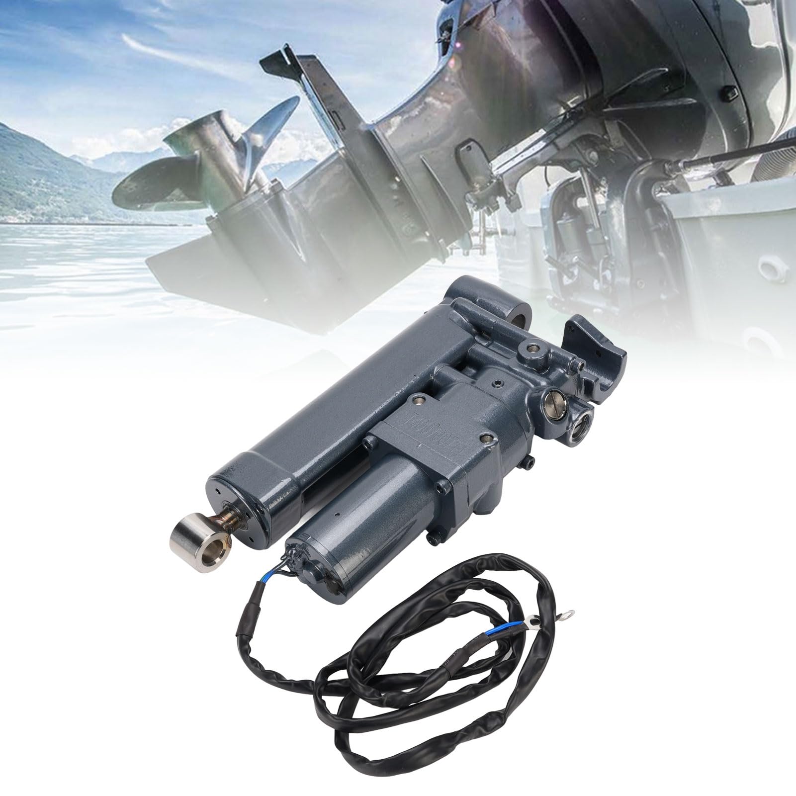 unità di Inclinazione Elettrica Fuoribordo Potenziata in Metallo 65W-43800-02-4D per Motore Fuoribordo F25 F30 a 4 Tempi Adatto per Progetti di Restauro