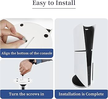 Amazon.com: JDGPOKOO Vertical Stand with Lights for PS5 Slim