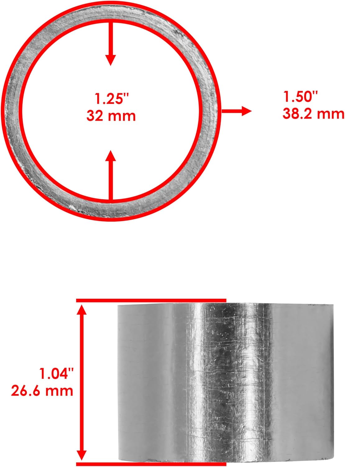 Caltric Muffler with Pipe Gaskets Compatible with Kawasaki Bayou 220 KLF220A 1988-2002