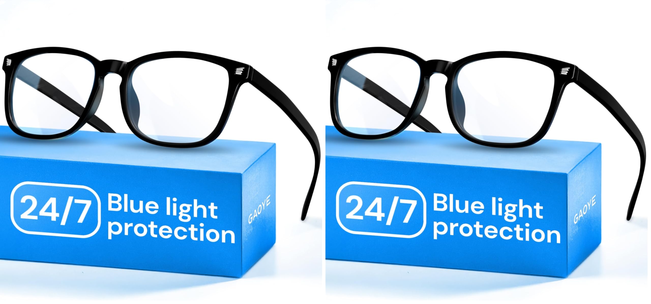 Gaoye Blaulichtfilter-Brille – Brillenfassungen - Anti-UV-Computer- und Fashion-Brille, Blaulichtblocker für Damen und Herren