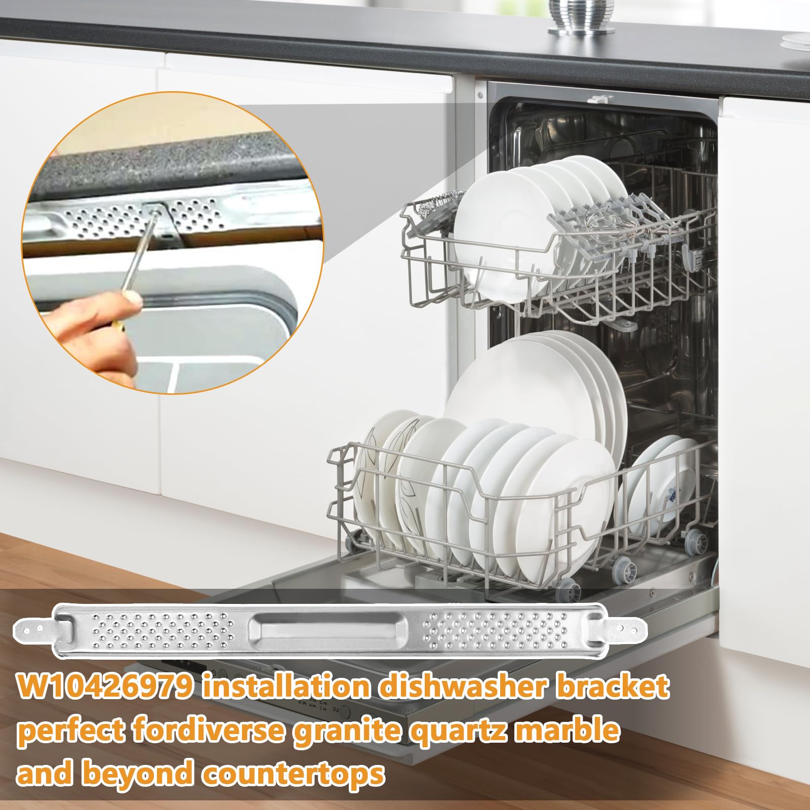 SUPPLYZ Refrigerator Grille - Direct Replacement For Whirlpool WPW10534155, W10534155 & Other Models