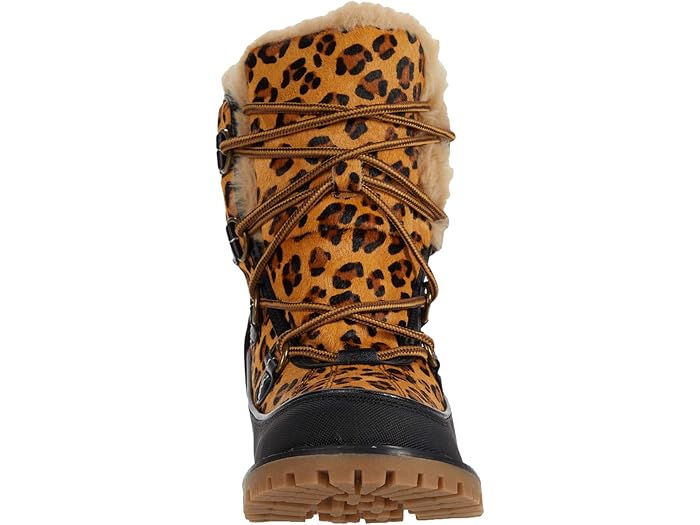 mia misha fur trim lace up boot