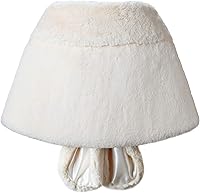 Vista 17 de Caracilia - Elegante estola tipo chal en piel sintética para el invierno.