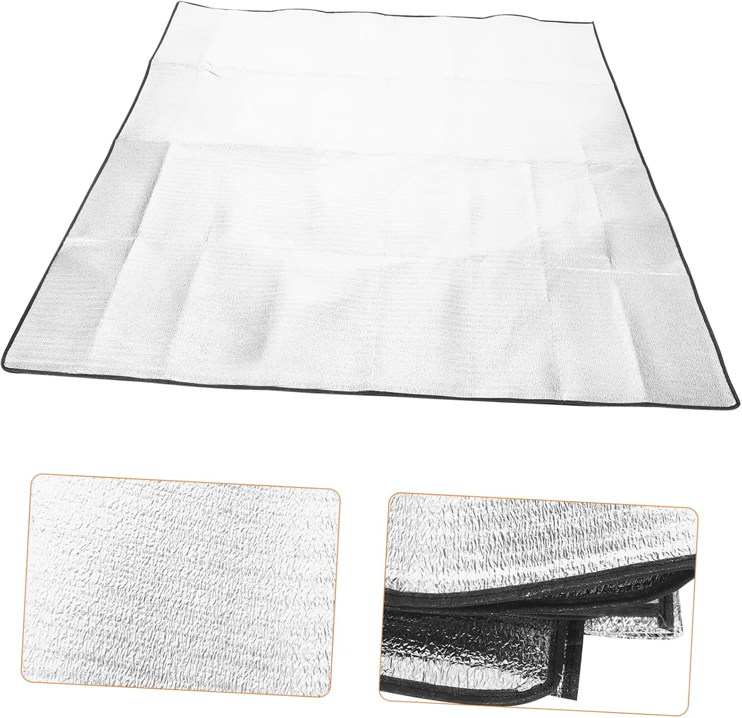 MAGICLULU Outdoor Camping Mat Aluminum Lightweight Picnic Blanket for Traveling Hiking and Family Gatherings Storage Bag