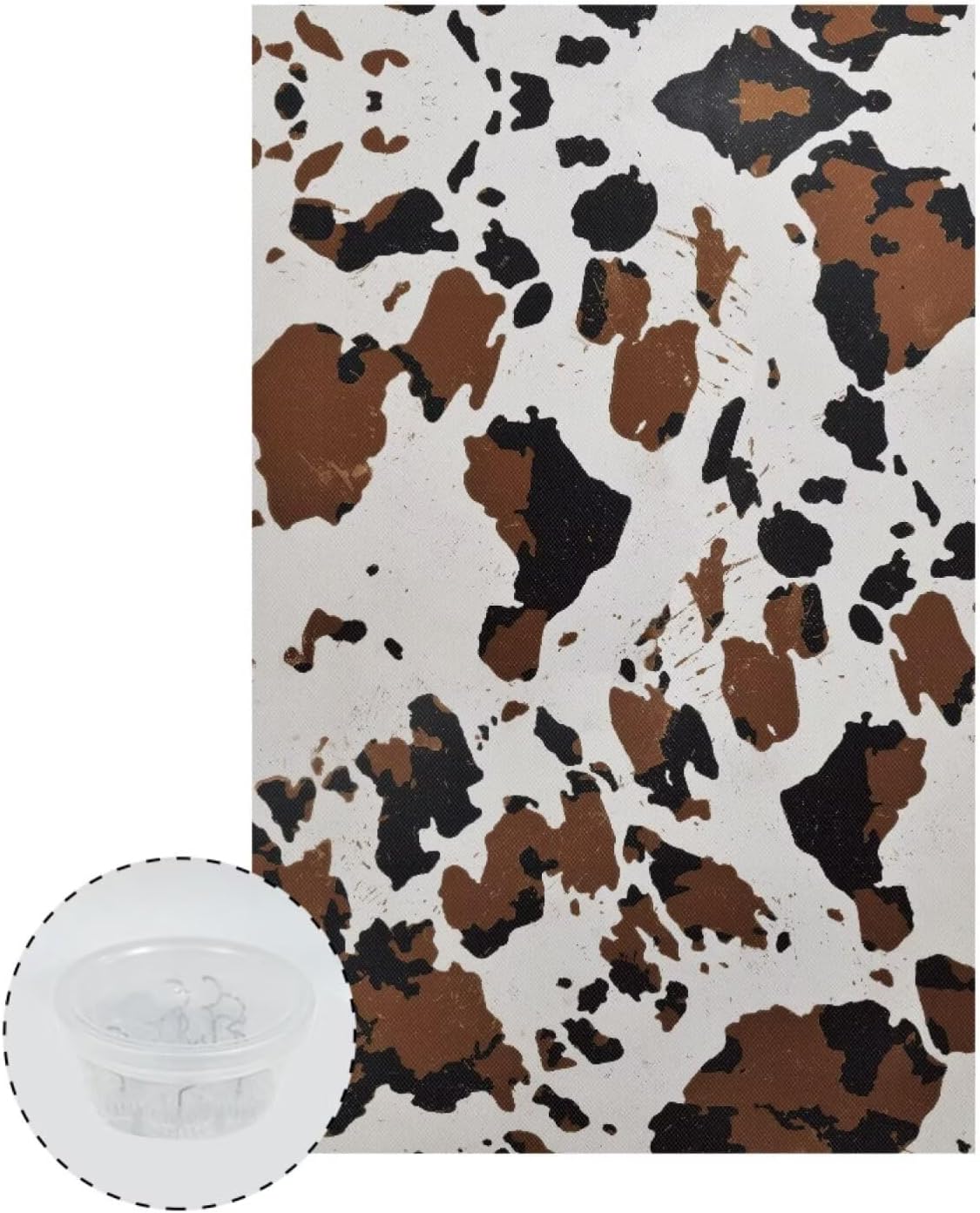 Cowhide Recliner Headrest Cover Non Slip Sofa Headrest Cover Breathable Recliner Chair Head Protector Cover for Home Couch Loveseats Decoration Cow Print Sofa Pads 2 Pcs