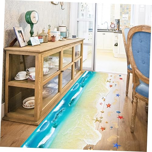 Miniatura 3 de 3 calcomanías de pared de flores, decoración de suelo, decoración del hogar, decoración de pared para el hogar, calcomanías decorativas, apliques