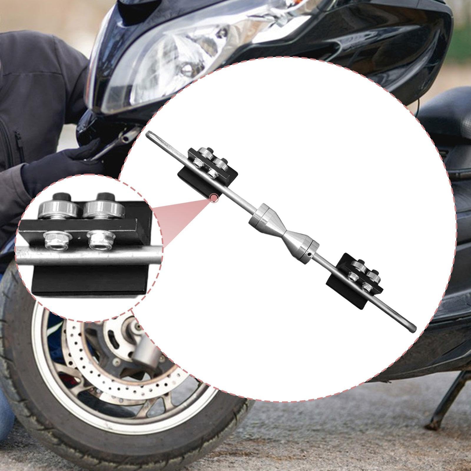Balanceador de Ruedas, Herramienta para Balancear Neumáticos, Soporte de Reparación de Metal Compacto Y Portátil