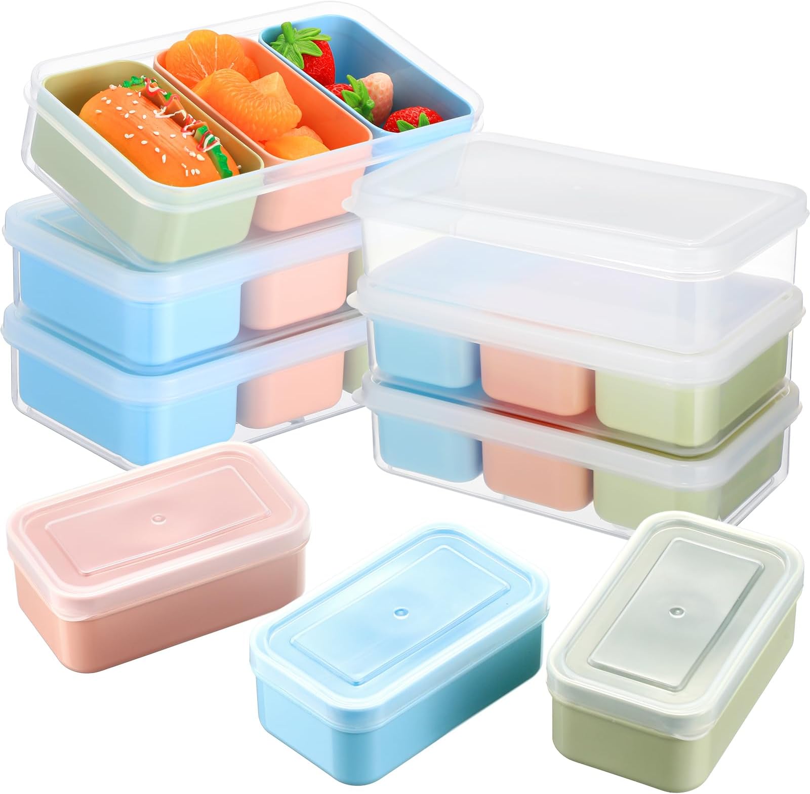 Komax Biokips Large Airtight Food Storage Containers, 81 Oz (Set Of 3) – BPA Free, Leakproof, Microwave & Dishwasher Safe, Great For Pantry Organization - View #5