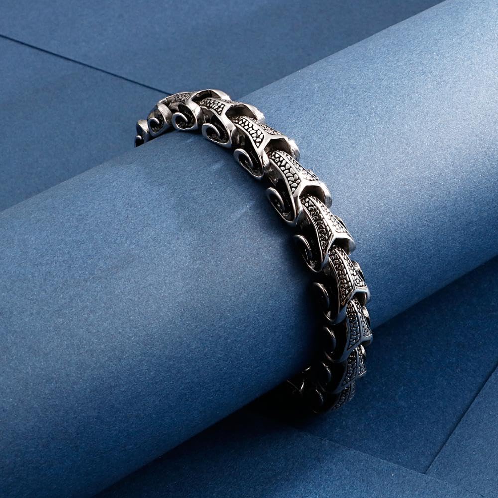 Pulsera Hombre Pulseras Regalo Brazalete Mujer 11Mm Charm Hombres Pulsera Serpiente Cadena Animal