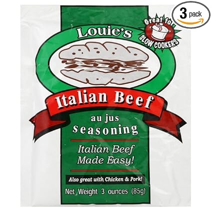 Louie's Italian Beef Seasoning, 3 oz, 3 pk