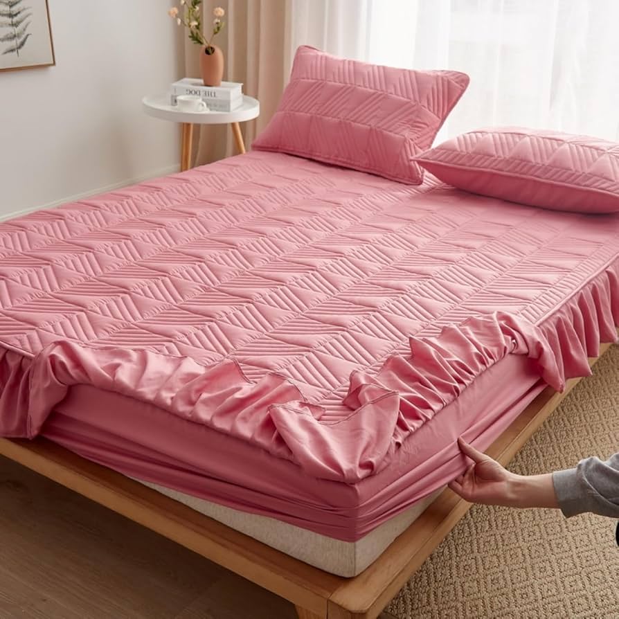 Rady ボックスシーツ　 シャンパンピンク　枕カバー 枕カバー 35×50 43×63 日本製 綿100% スイングシリーズ まくら