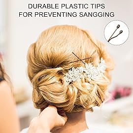 Bobby Pins - 400pcs Gold Hair Pins Clips Bulk for Women - Mini Bun Pins Thin Thick for All Hairstyle Decoration - Pin Jumbo for Lady