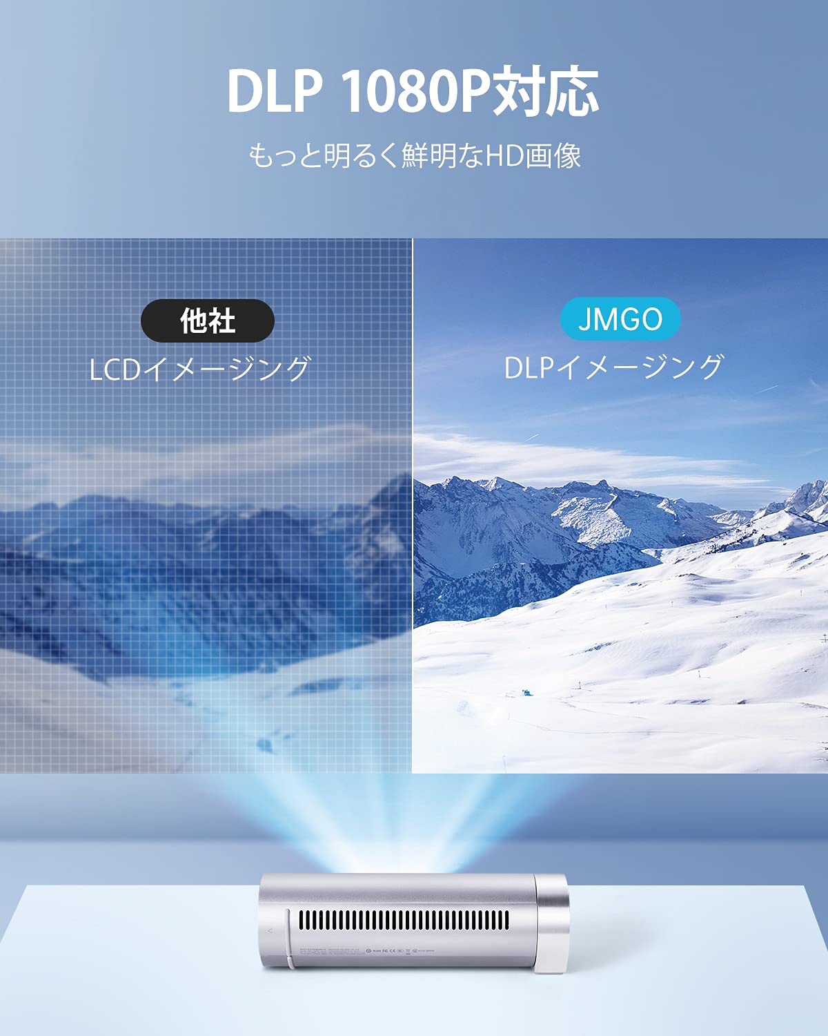 JMGO Explorer Wireless Mini Projector 