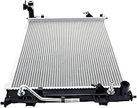 Vista 4 de CU13191 Radiadores automotrices de repuesto para az1ra 2012-2017 3.3L, Cadenza 2014-2016 3.3L, Optima 2011-2015 2.4L, Sonata 2011-2014 2.4L