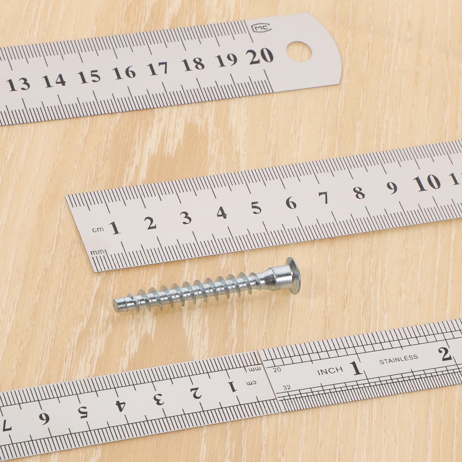 Set of 4 Stainless Steel Rulers Precision Metal Ruler Set 10 cm/15 cm/20 cm/30 cm Double Scale Edge Steel Ruler with Measuring Tool Straight Edge for Engineering Teaching Drawings Office - Image 4