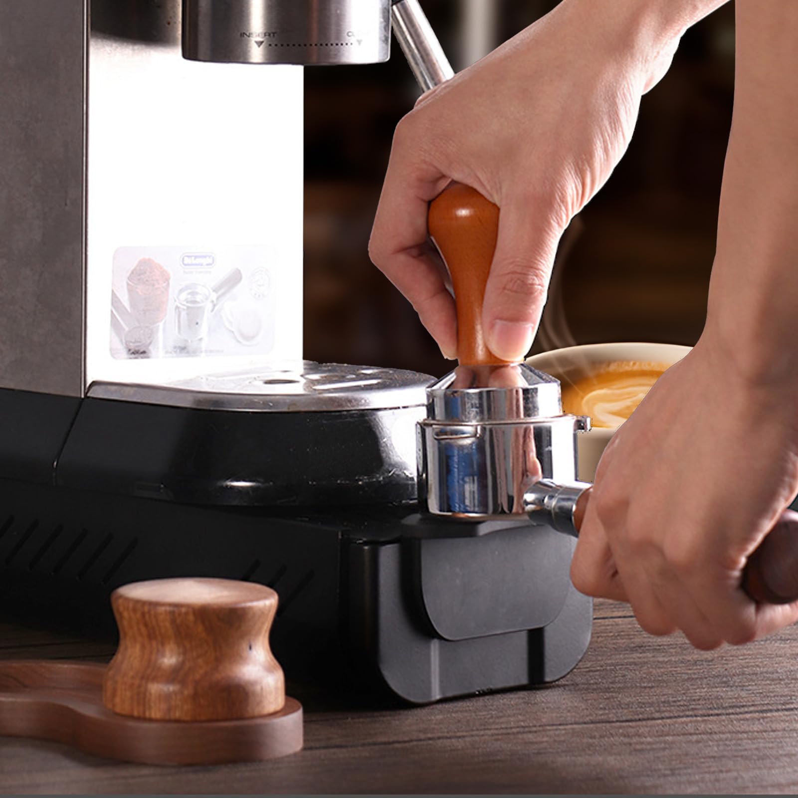 Cassetta per Caffè, Scatola Fondi di Caffè, Contenitore per Fondi di Caffè in Acciaio Inox,Cassetto per Fondo Caffe per Caffè a Cassetto per Casa, Cucine, Uffici, Negozi (27 * 12.5 * 6.5cm)