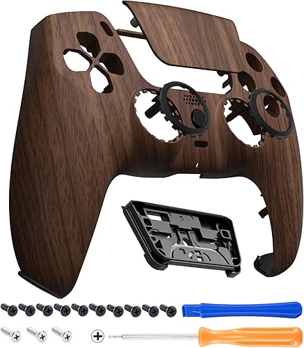Vista 13 de eXtremeRate Luna Redesigned Front Shell Touchpad Compatible with ps5 Controller BDM-010 020 030 040 050, The 100 Cash Money Replacement Faceplate