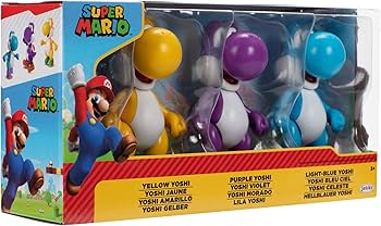 Amazon.co.jp: 任天堂ヨッシー アクションフィギュア 3個パック 4