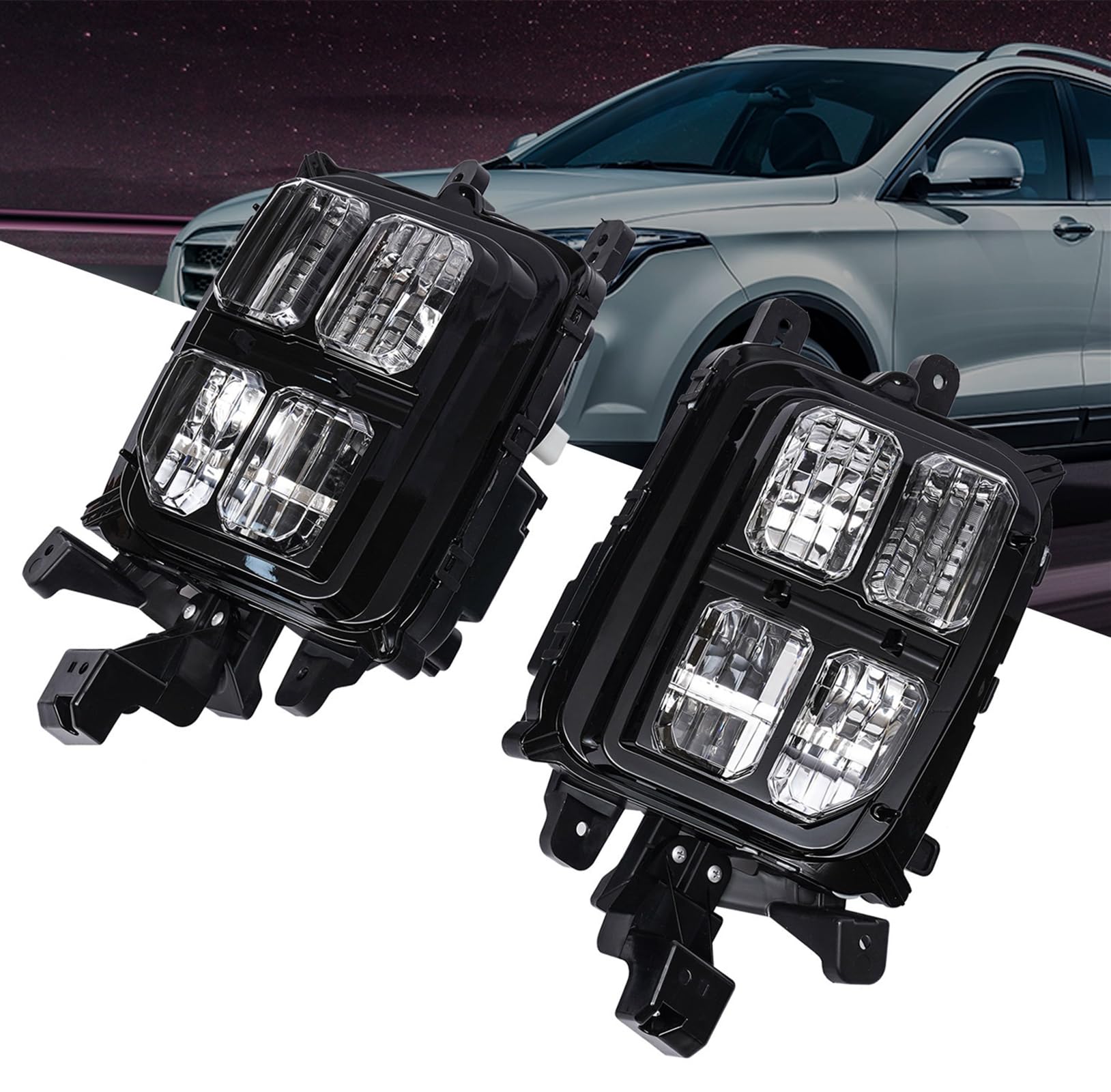 Juego De Luc Antiniebla Para Parachoqu Delantero De Coche