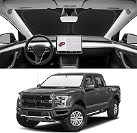 Vista 207 de Parasol de parabrisas de ajuste personalizado para Nissan Titan 2017-2024, bloquea los rayos UV y el calor, parasol de ventana delantera, fácil