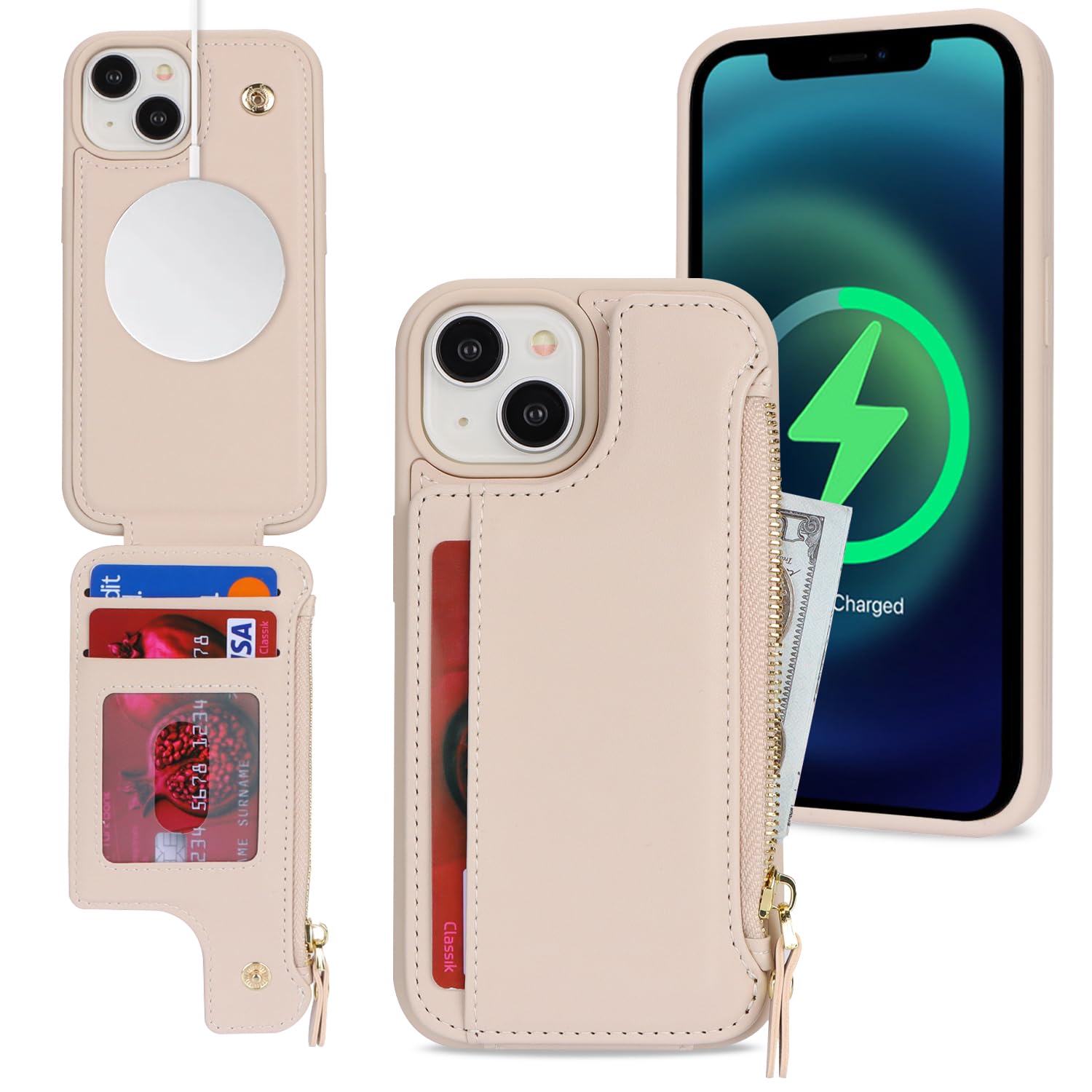 SailorTech iPhone 15 Plus Case with Credit Card Holder magsafe