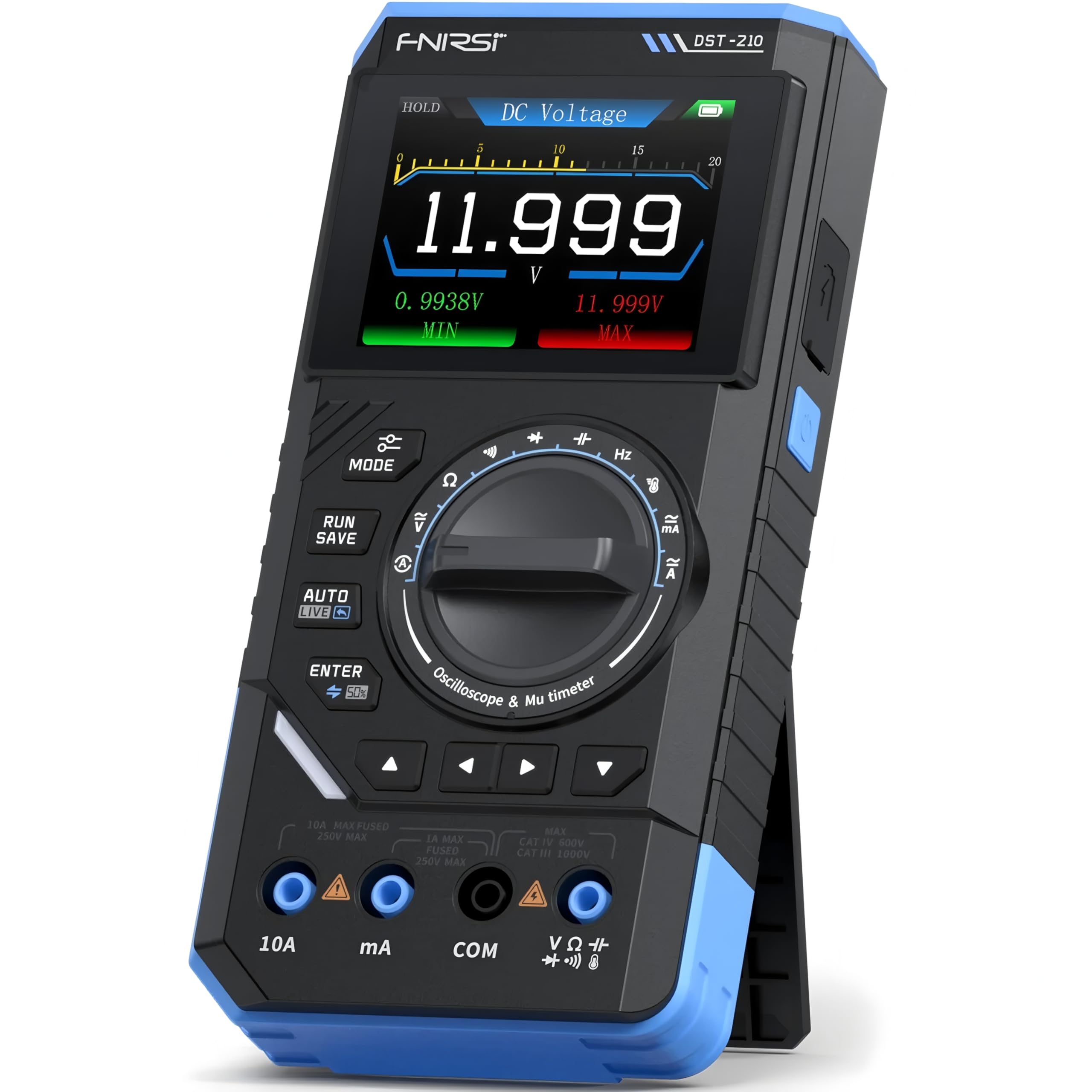DST-210 3IN1 Digital Multimeter Oscilloscope Signal Source 19999 Counts 10MHz/1MHz Portable Electrician Tools(DST-210)