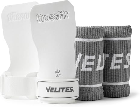 Velites - Official CrossFit Games Competition Quad Grips Premium Microfiber with Magnesium for Training