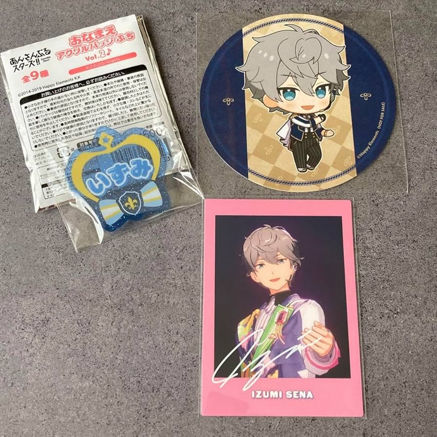 あんスタ　缶バッジ　おなまえアクリルバッジぷち　ラバーチャーム　HiMERU Amazon.co.jp: あんスタ 瀬名 おなまえアクリルバッジ ぷち おなまえ