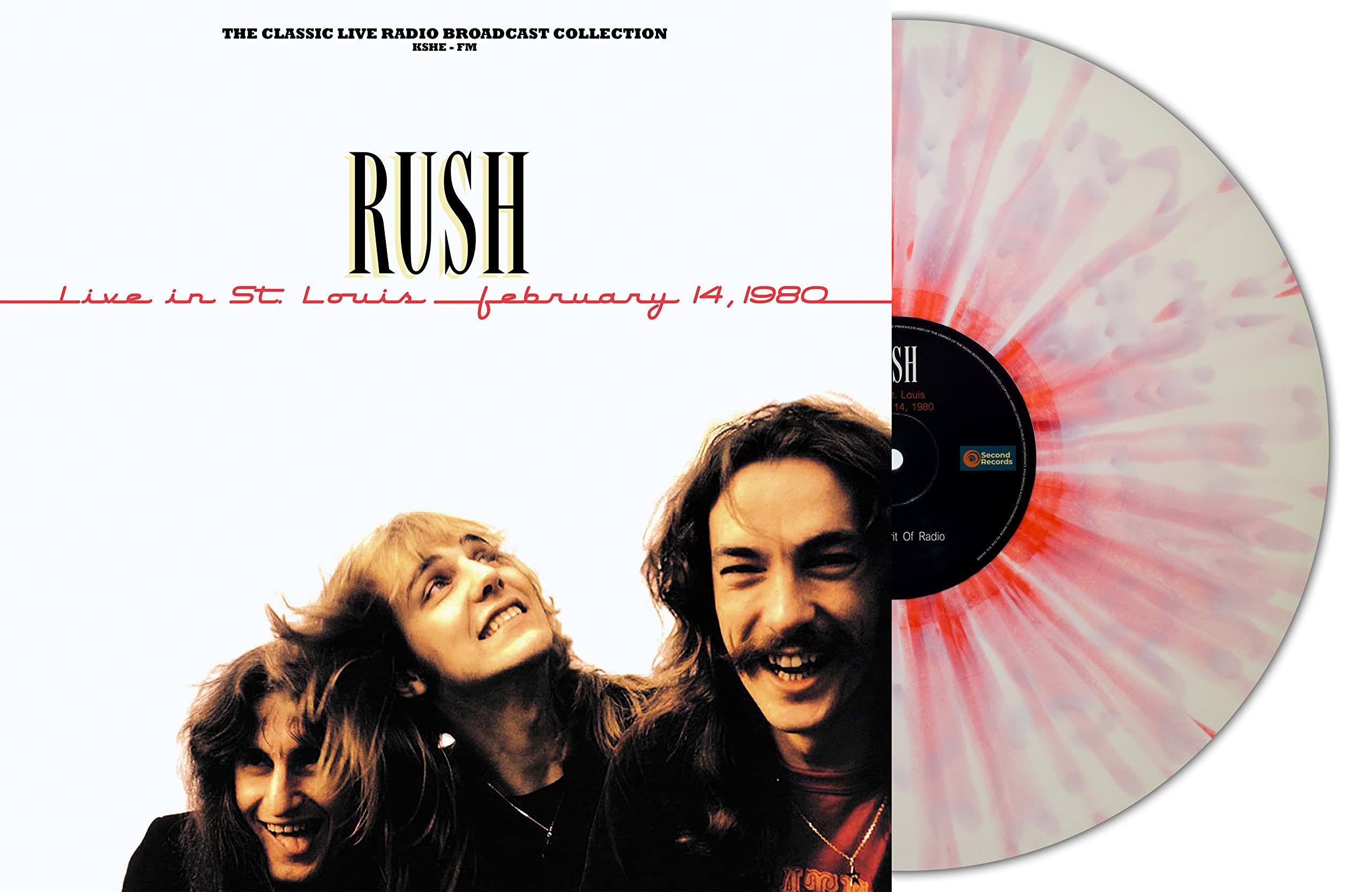 live in st louis 1980 (white/red splatter