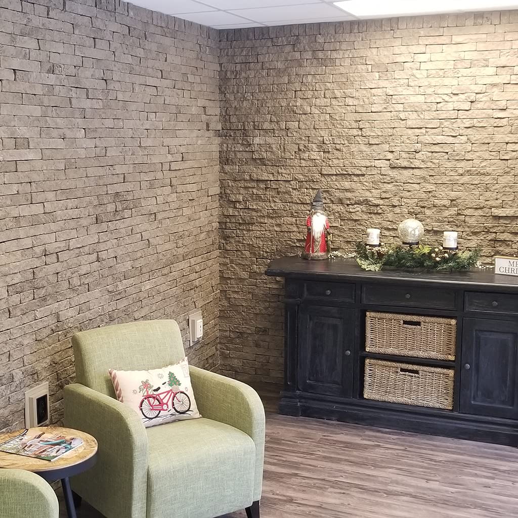 Evolve Stone District View Fire Rated Flat Stone Veneer (14.25 sq. ft. per Box) (Morning Aspen)