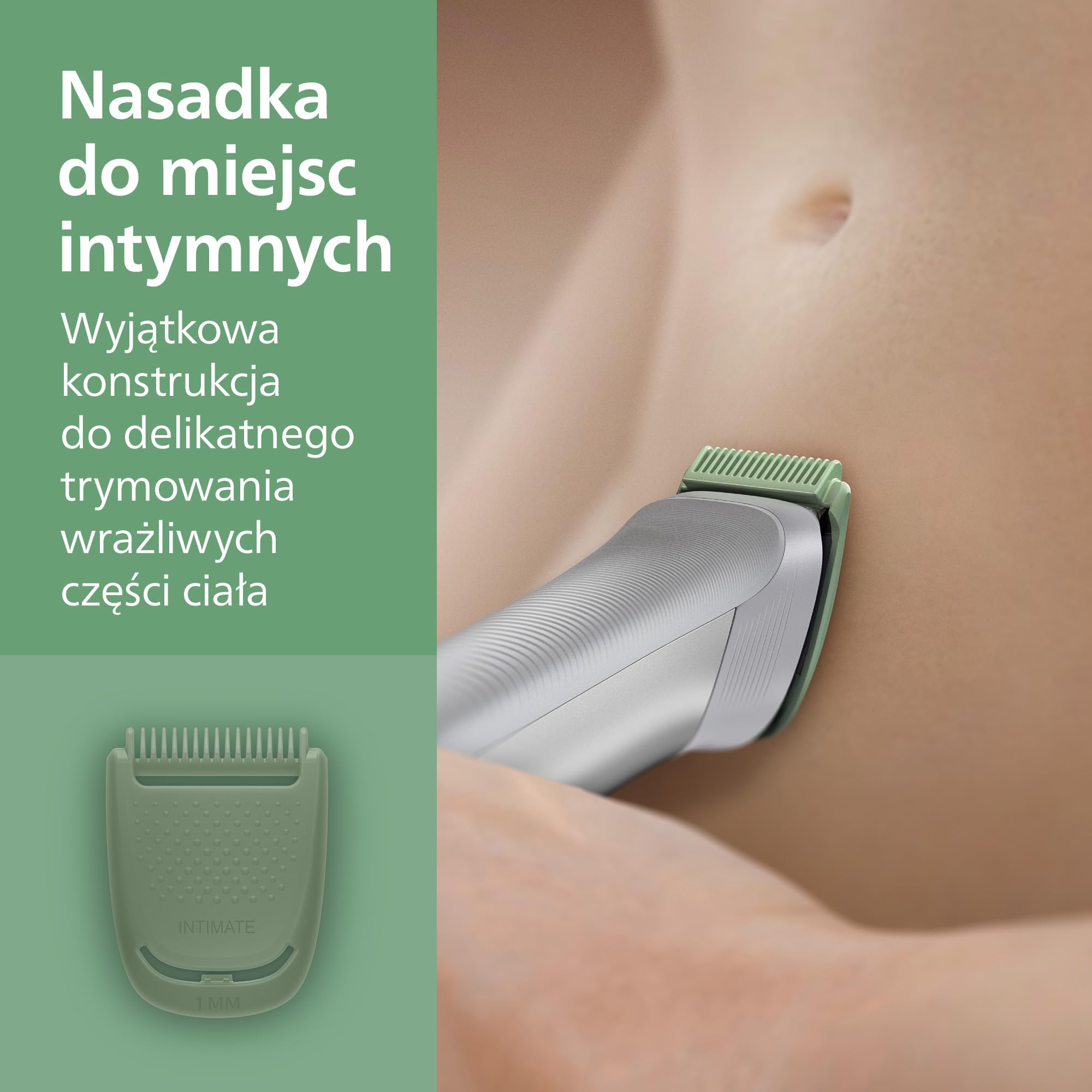 Philips Multigroom All-in-One serii 5000 trymer 12-elementowy MG5952/30, samoostrzące się metalowe ostrza, 20 ustawień długości 0,5-20 mm