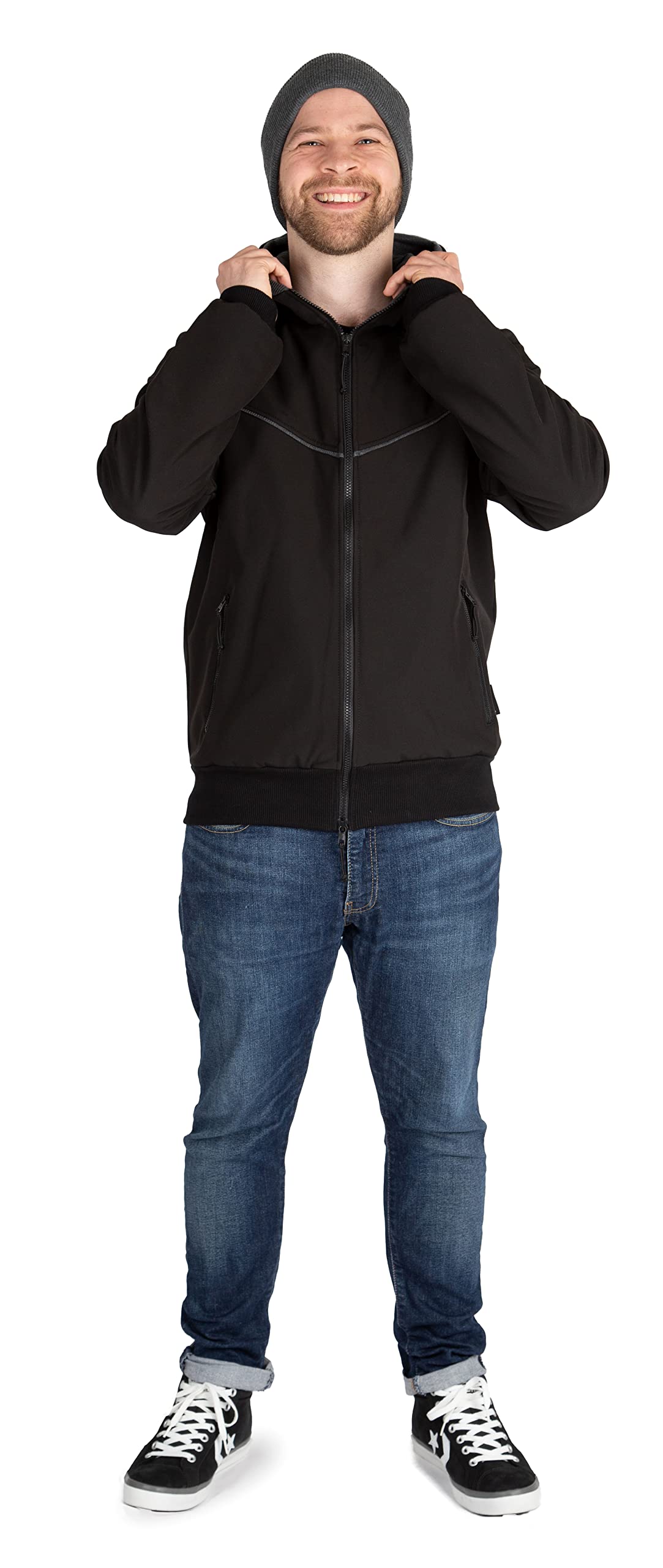 Viva la Mama - Männerjacke zum Babytragen aus Softshell - Explorer