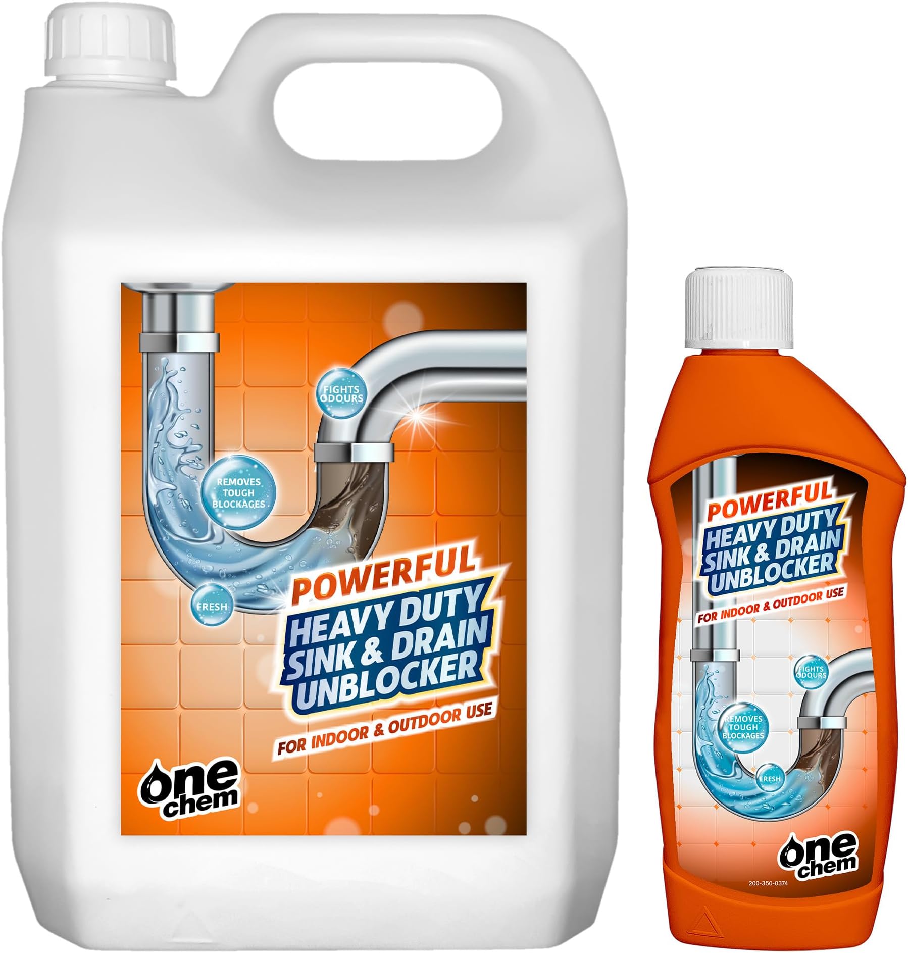 Jeyes Drain Unblocker, Powerful Outdoor Cleaning Fluid, Cleans and