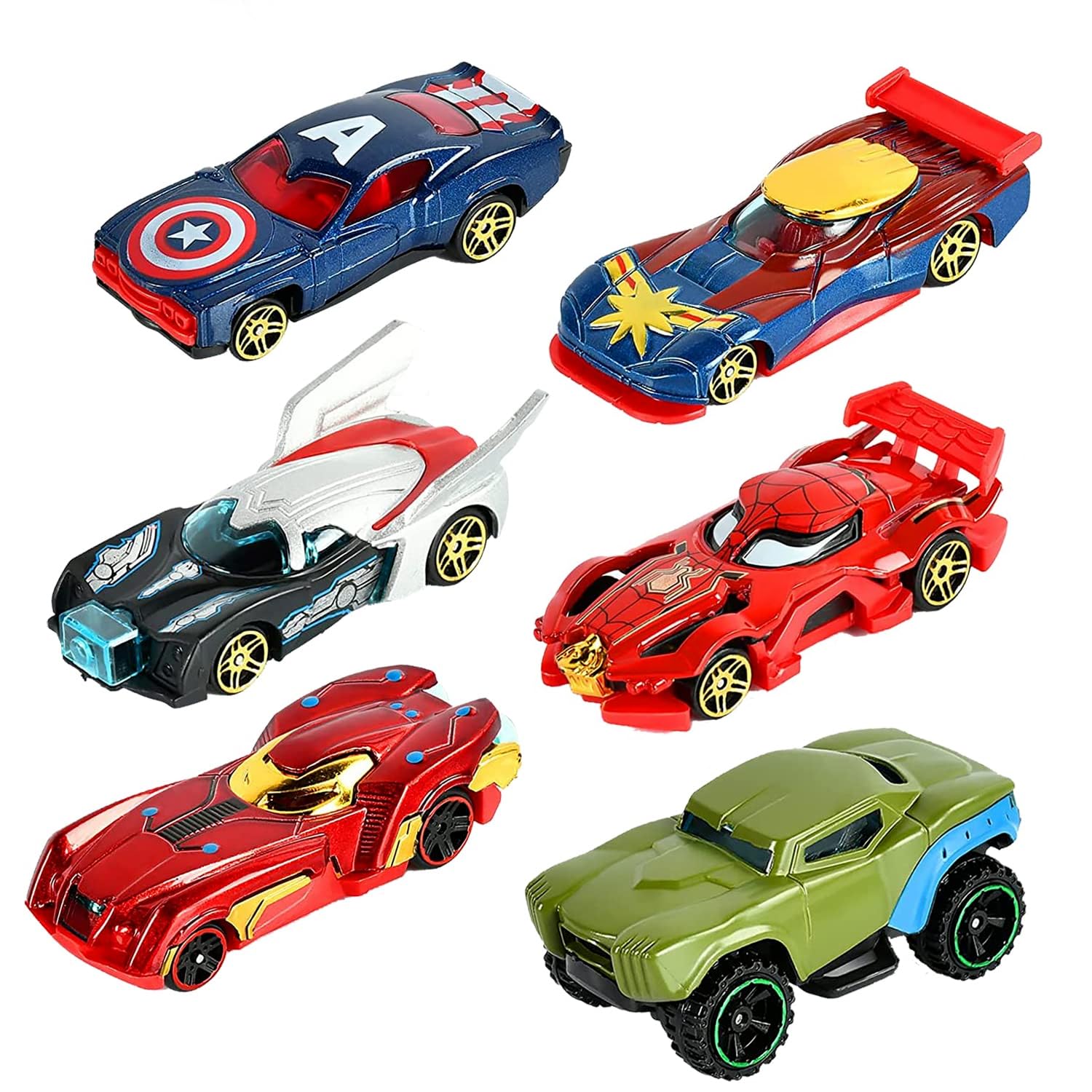 HBSFBH Giocattolo Modello Macchinine, 6 Pezzi Set di Macchinine, Metallo Giocattoli di Auto da Corsa, Mini Auto Giocattolo, Macchinine Giocattolo, Stunt Toy Car, Macchinine per Regalo - 2