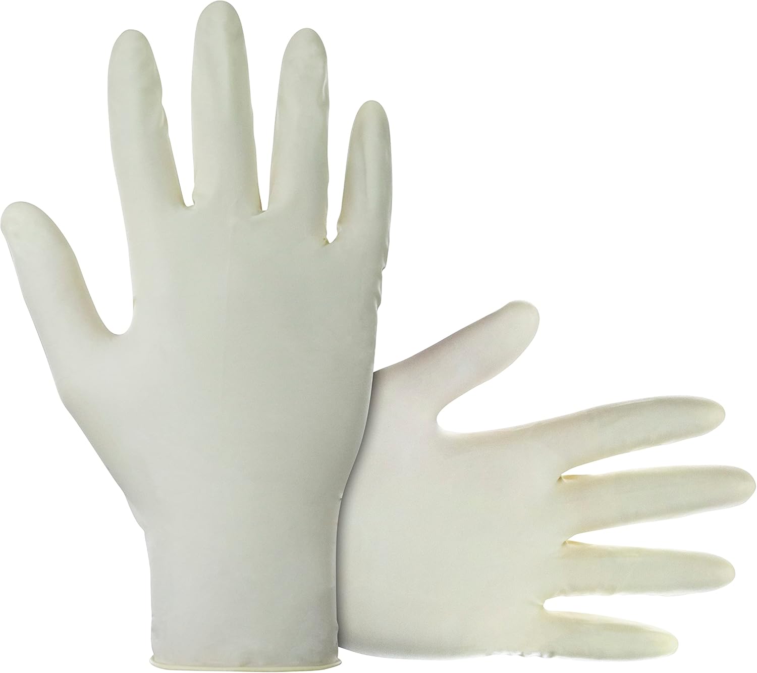 Dyna Grip Powder-Free Premium Latex Disposable Gloves | 7 Mil - Small - 100 Count | Textured Grip, Beaded Cuff, Single Use | for Automotive, Industrial, Janitorial, MRO, Food Service | 650-1001
