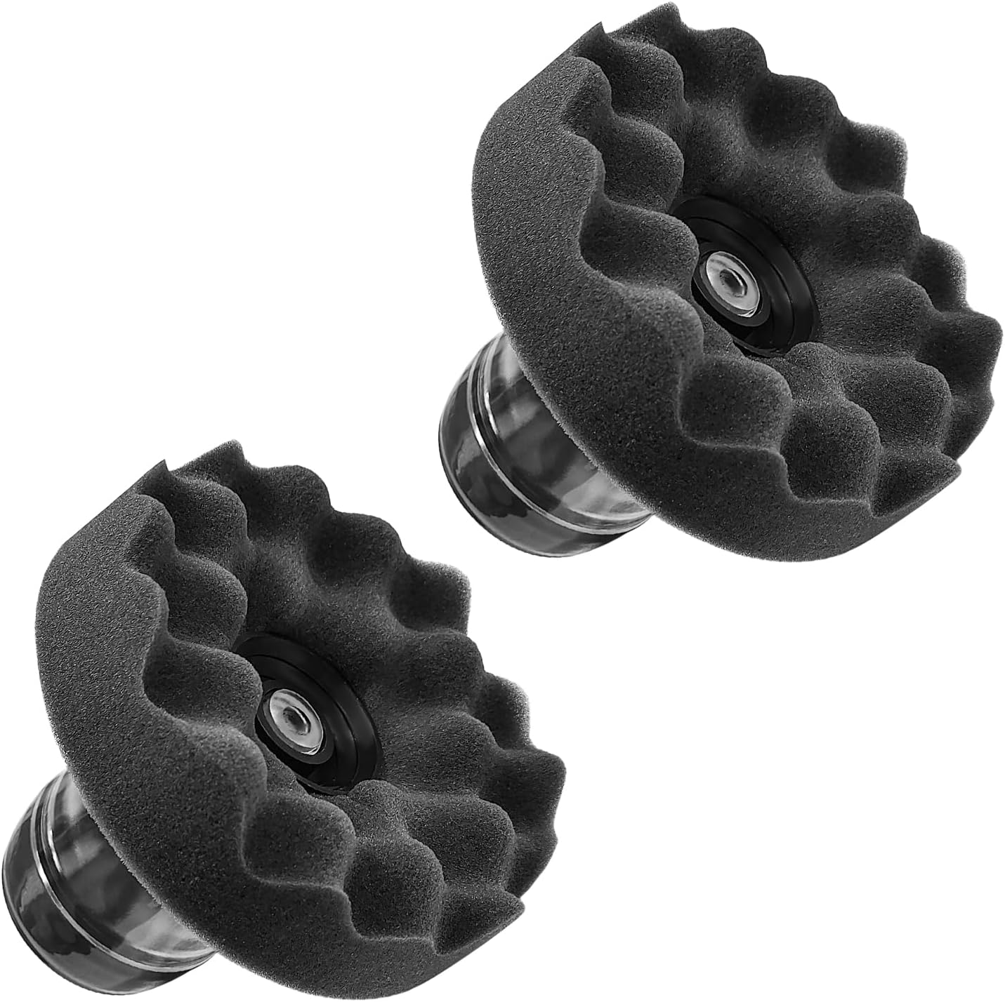 Tire Shine Applicator, Reusable Flow Tire Dressing Applicator Pads with Ergonomic Handle, Streak-Free Car Detailing Tool Suitable for Applying Most Tyre Shine, Car Accessories