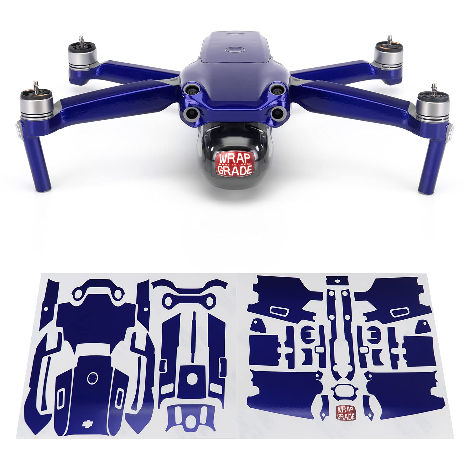 Wrapgrade Main Unit Skin DJI Compatible with DJI Air 2S (STRATOSPHERE BLUE)