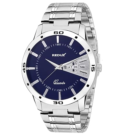 Redux Analogue Blue Round Dial Mens Watch-Rws0048