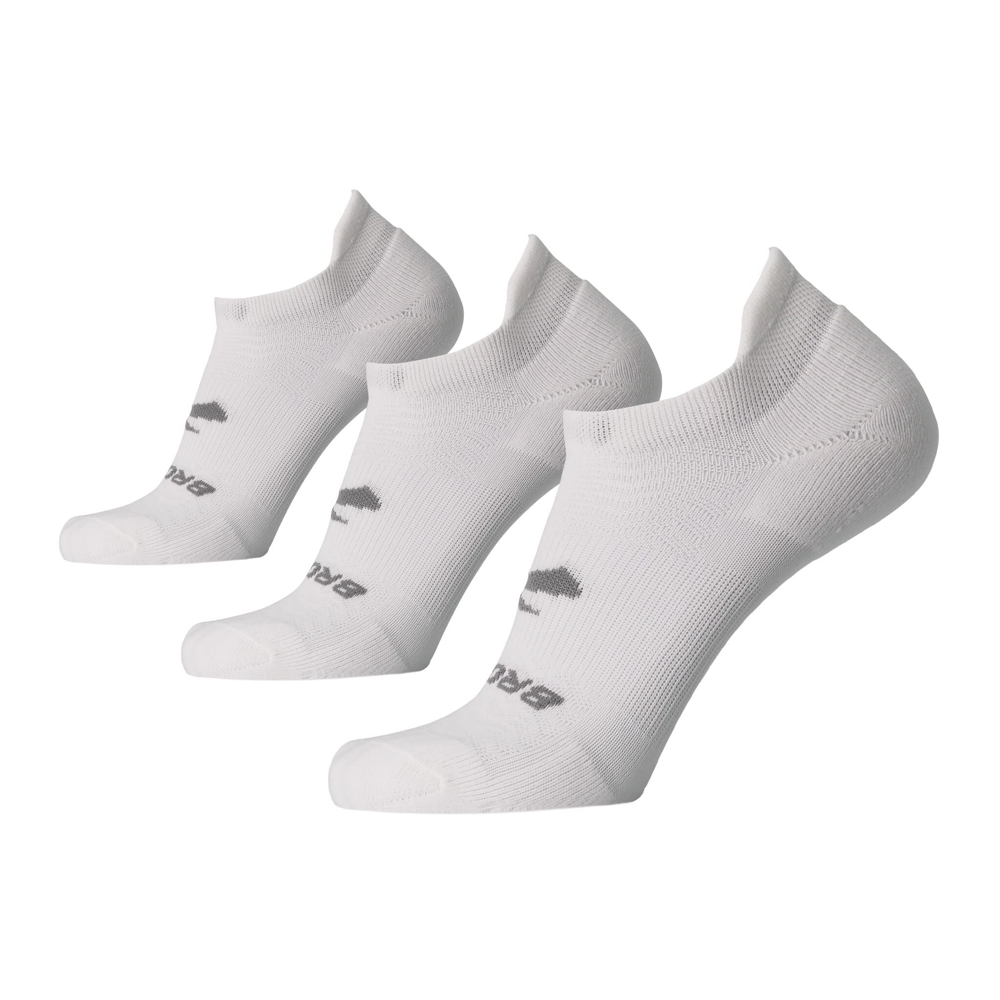 Run-In No Show Socks I Men & Women Performance Athletic Running Socks I Comfort Fit (3-Pack Set)