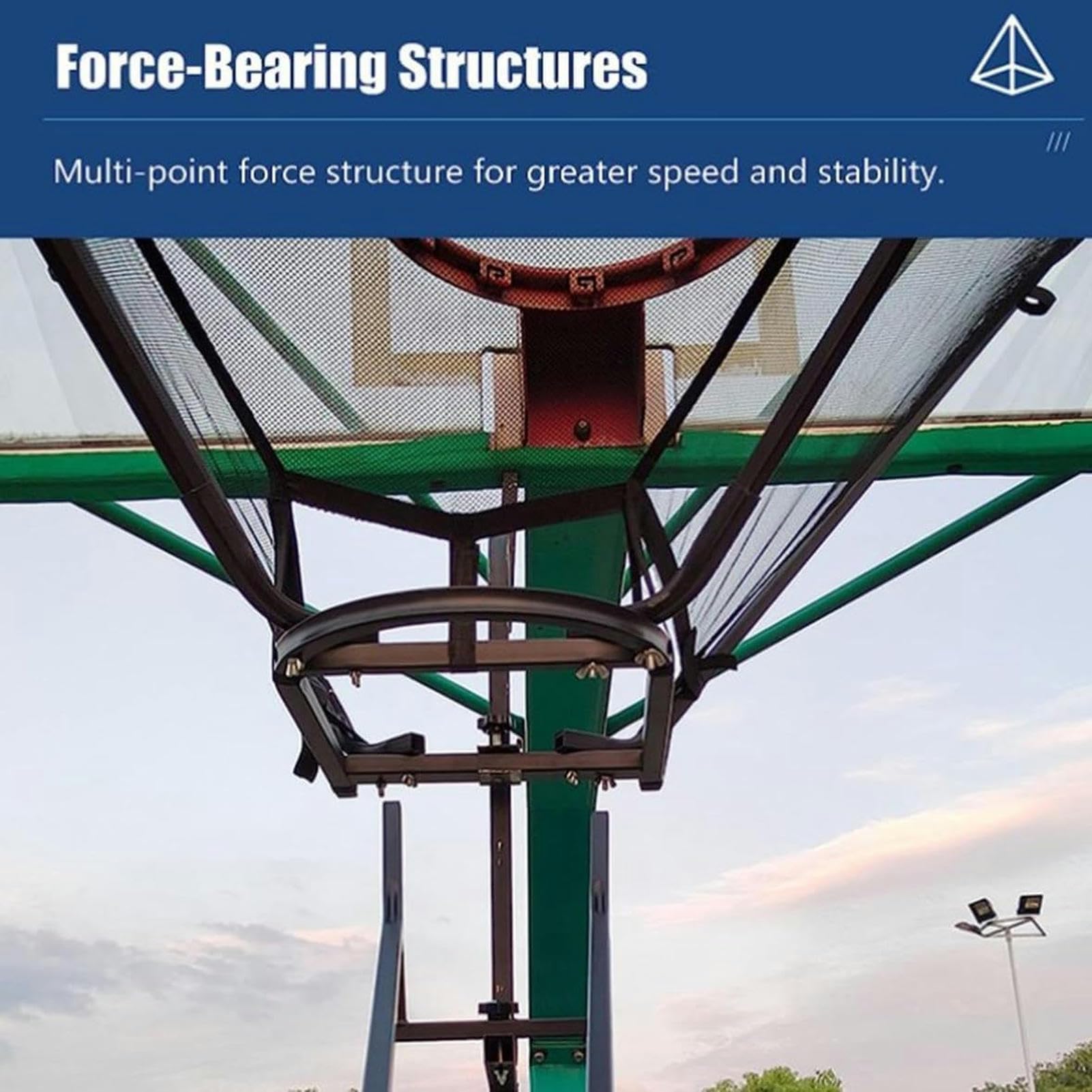 Accessorio per rimbalzo da basket, versatile per allenamento per la maggior parte delle configurazioni tradizionali