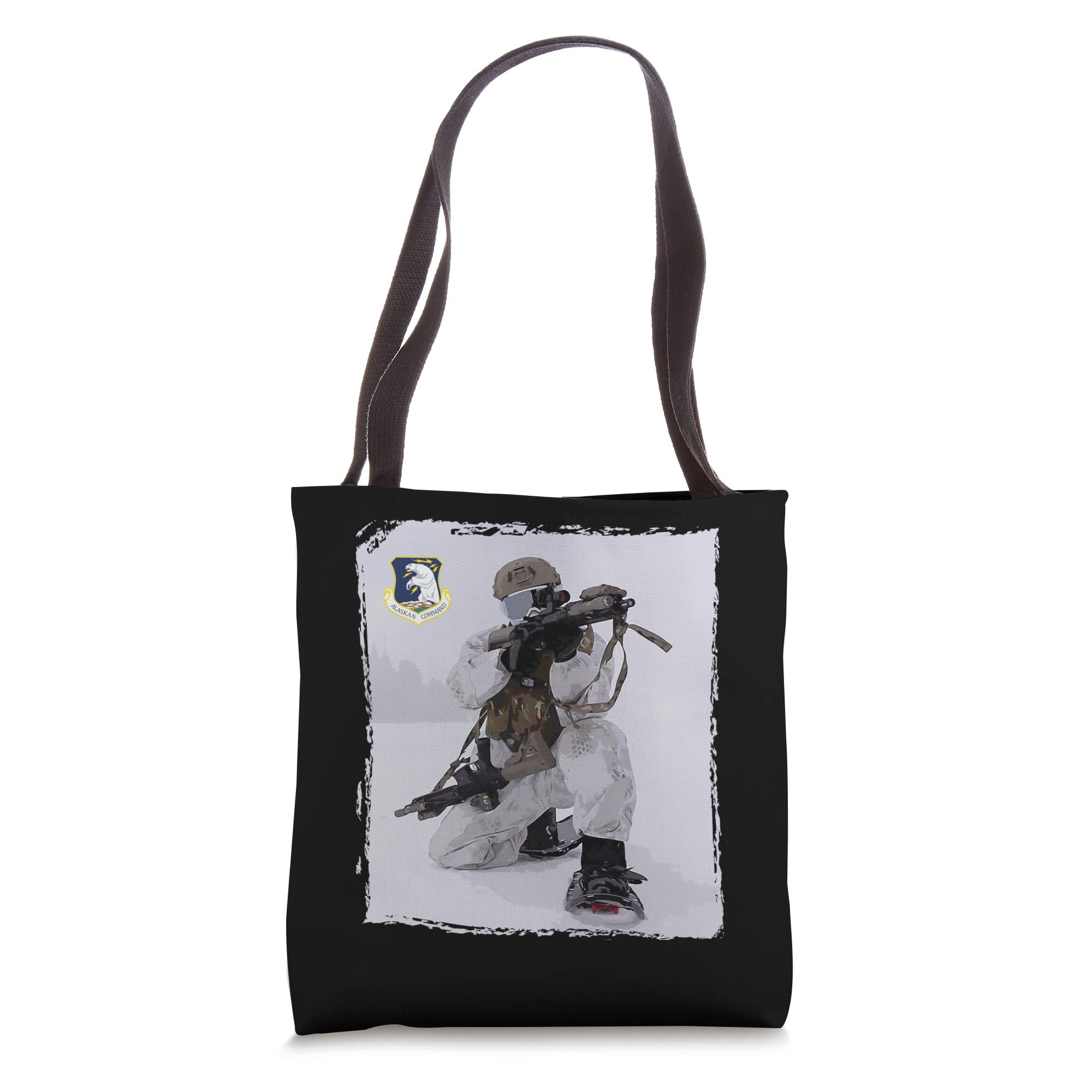 ALCOM Alaskan Command US Military Arctic Forces Tote Bag