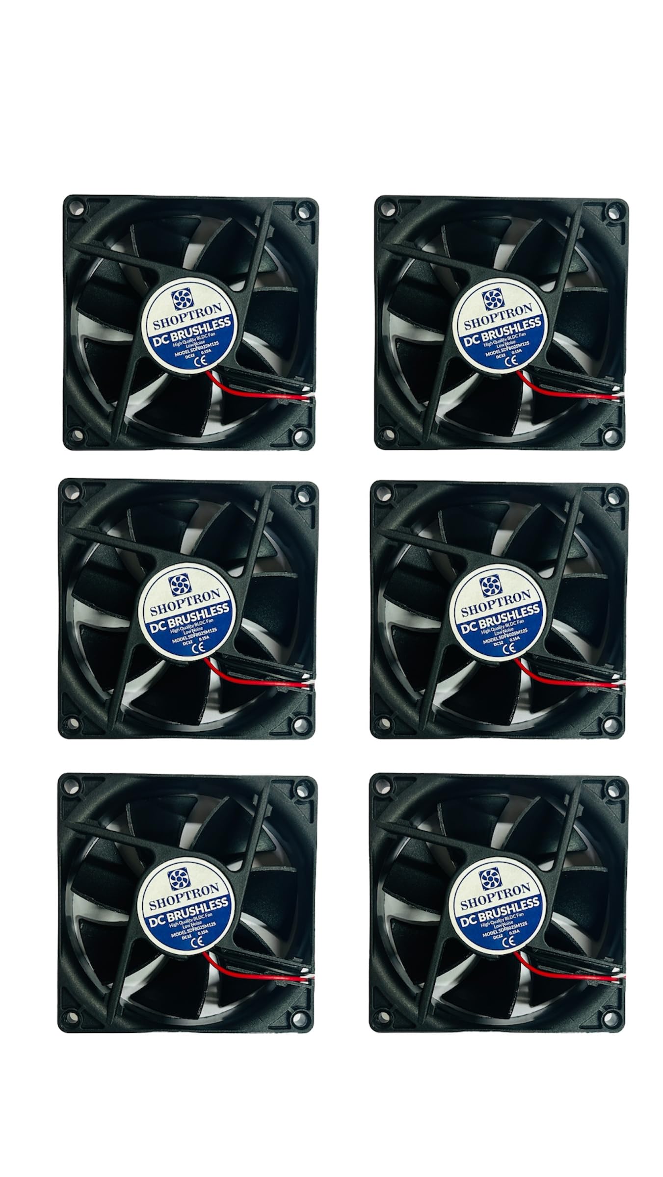 See full amazon price history chart for PACK OF 6 - CPU Cooling Fan Cooler, 3-Inch Round, 12V DC, 80 * 80 * 25MM Black PACK OF 6 - CPU Cooling Fan Cooler, 3-Inch Round, 12V DC, 80 * 80 * 25MM Black (B0DCJRGS7K) Amazon Price History, Amazon Price Tracker
