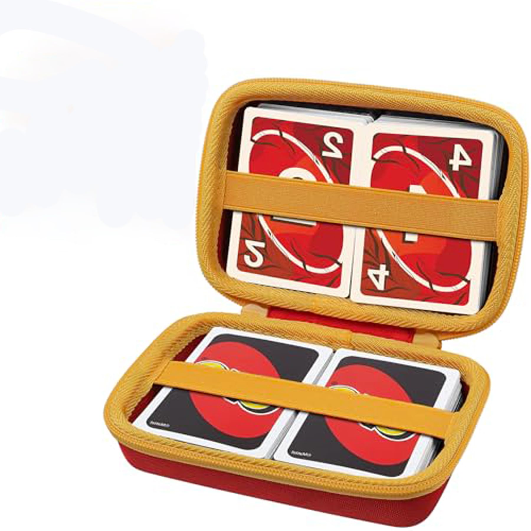 Aenllosi for Uno Card Games Protective Storage Case, Accommodate at Least 216, up to 324, Not Including Cards (Red, Case Only)