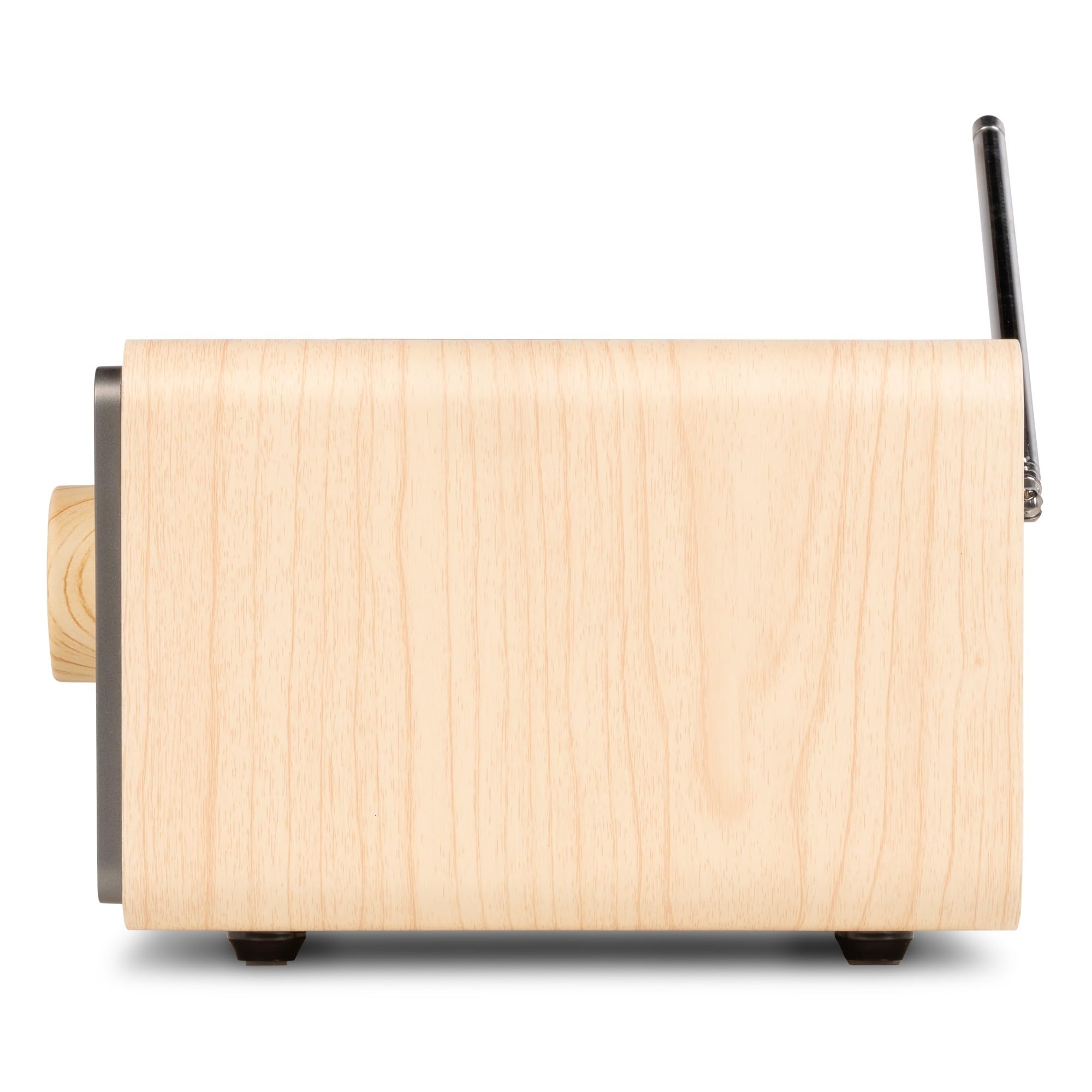 Audizio Dozza Radio Internet WiFi Dab+ FM BT 5.3 40W, Radio Numérique avec Télécommande, Écran Intuitif, Sortie Jack, Design Bambou Élégant Maison