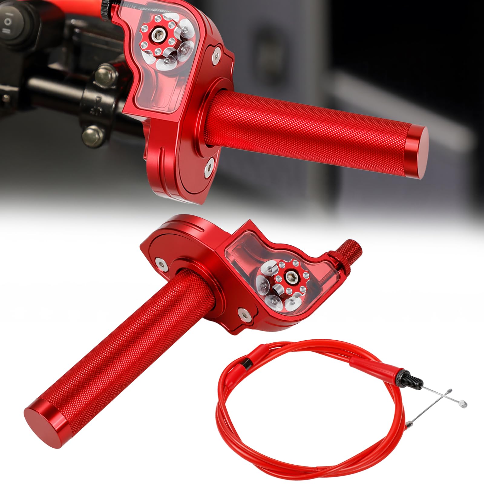 Gas Rapido Domino Con Cavo Per Moto, Gruppo Acceleratore Per Manubri Da 22 Mm, Adatto Per KTM E DRZ, Colore Oro