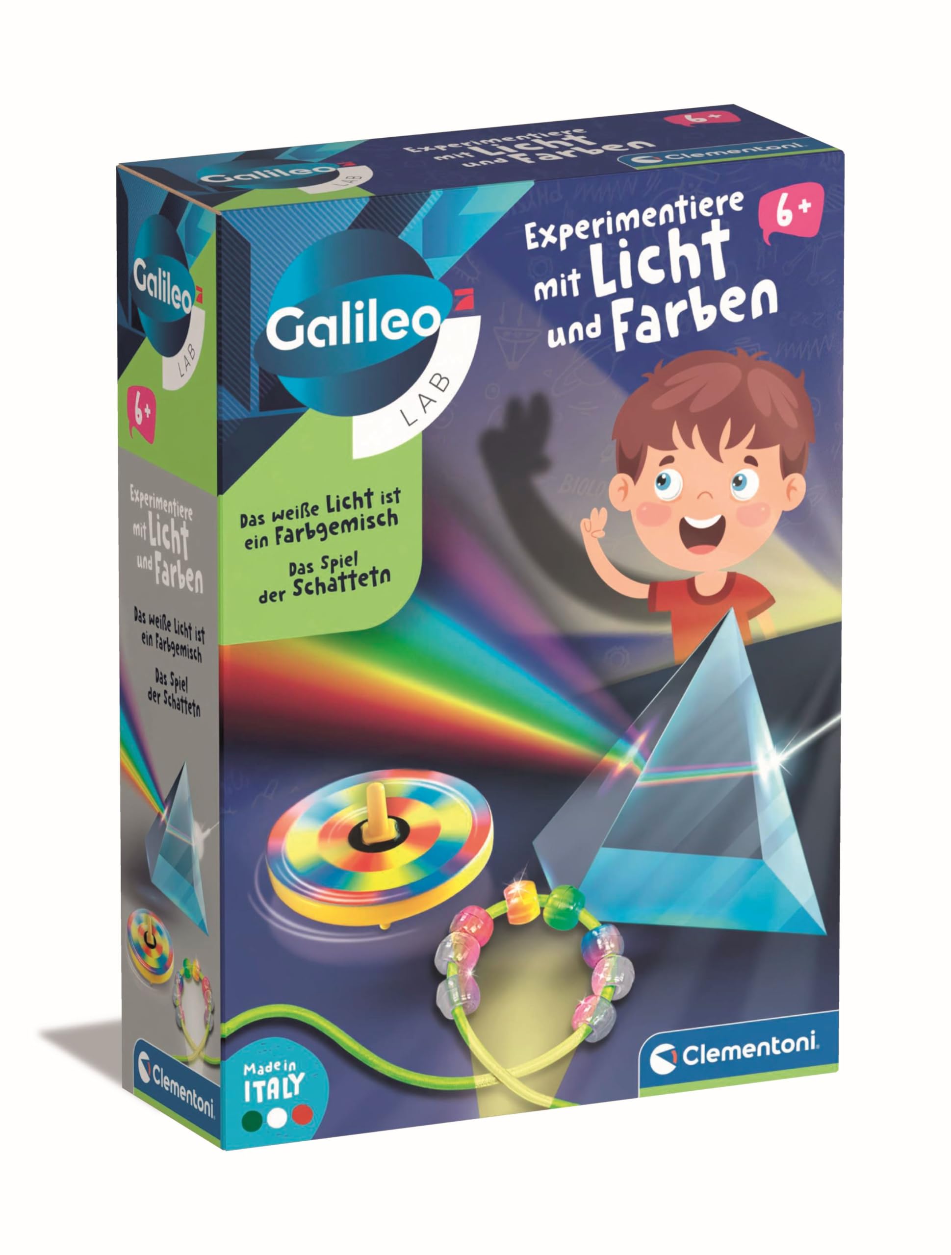 Clementoni Jungen Licht Galileo Experimentiere Mit Und Farben
